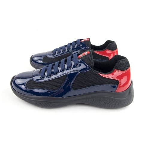 prada sneakers blu|royal blue prada sneakers.